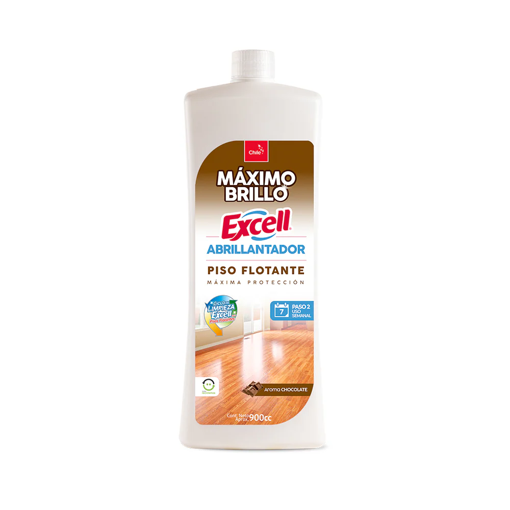 Abrillantador Piso Flotante 900 ml, Excell