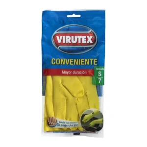 Guante Amarillo Conveniente Talla S, Virutex
