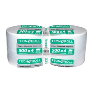 Papel Higiénico Jumbo 4X500 mts, Tecnoroll