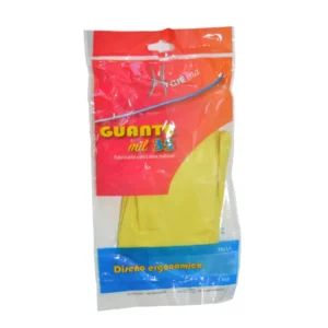 Guante Doméstico Amarillo Talla L, Hygieina