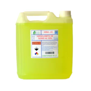 Hipoclórito de Sodio 10% 5 lts, Becerra