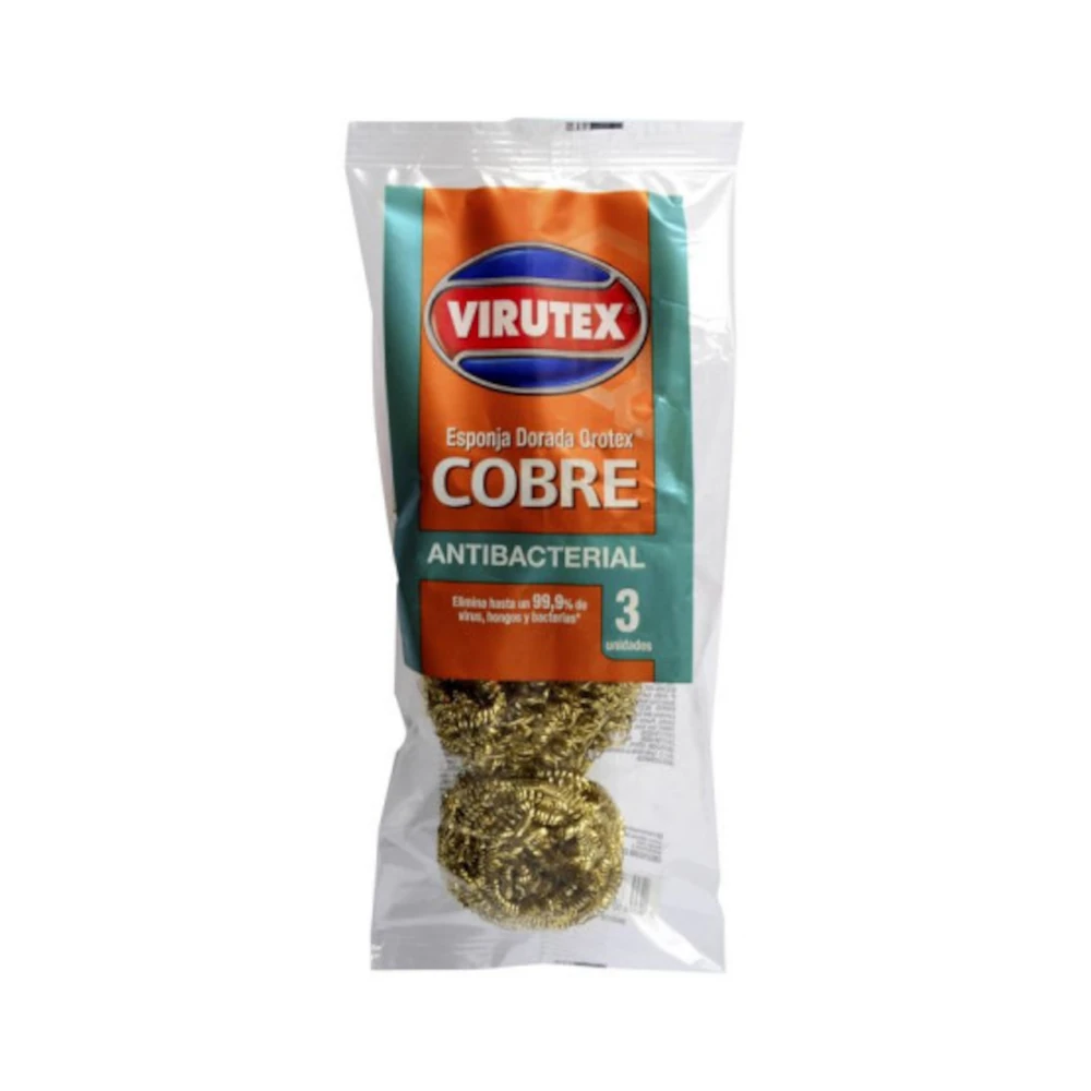Esponja Mediana Orotex, 3 unidades, Virutex