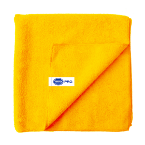 Paño Microfibra Multiuso Pro 40x40 cm Amarillo, 5 unidades , Virutex