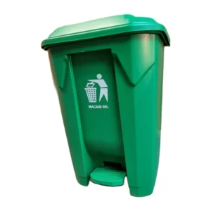 Basurero Tapa y Pedal 50 lts Verde, Asland