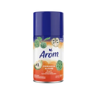 Repuesto Desodorante Ambiental Automático Chirimoya Alegre 250 ml, Arom