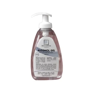 Alcohol Gel con Dosificador 340 ml , Becerra