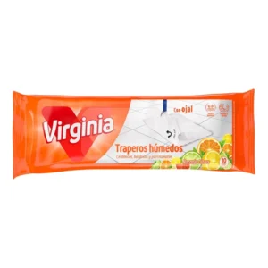 Trapero Húmedo Pisos Naranja 10 un, Virginia