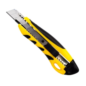 Cuchillo Cartonero 18mm, Riel Metálico, JM Import