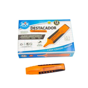 Destacador con Grip Naranjo, 01 un, JM Import