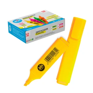 Destacador Amarillo Cuadrado, 01 un, JM Import